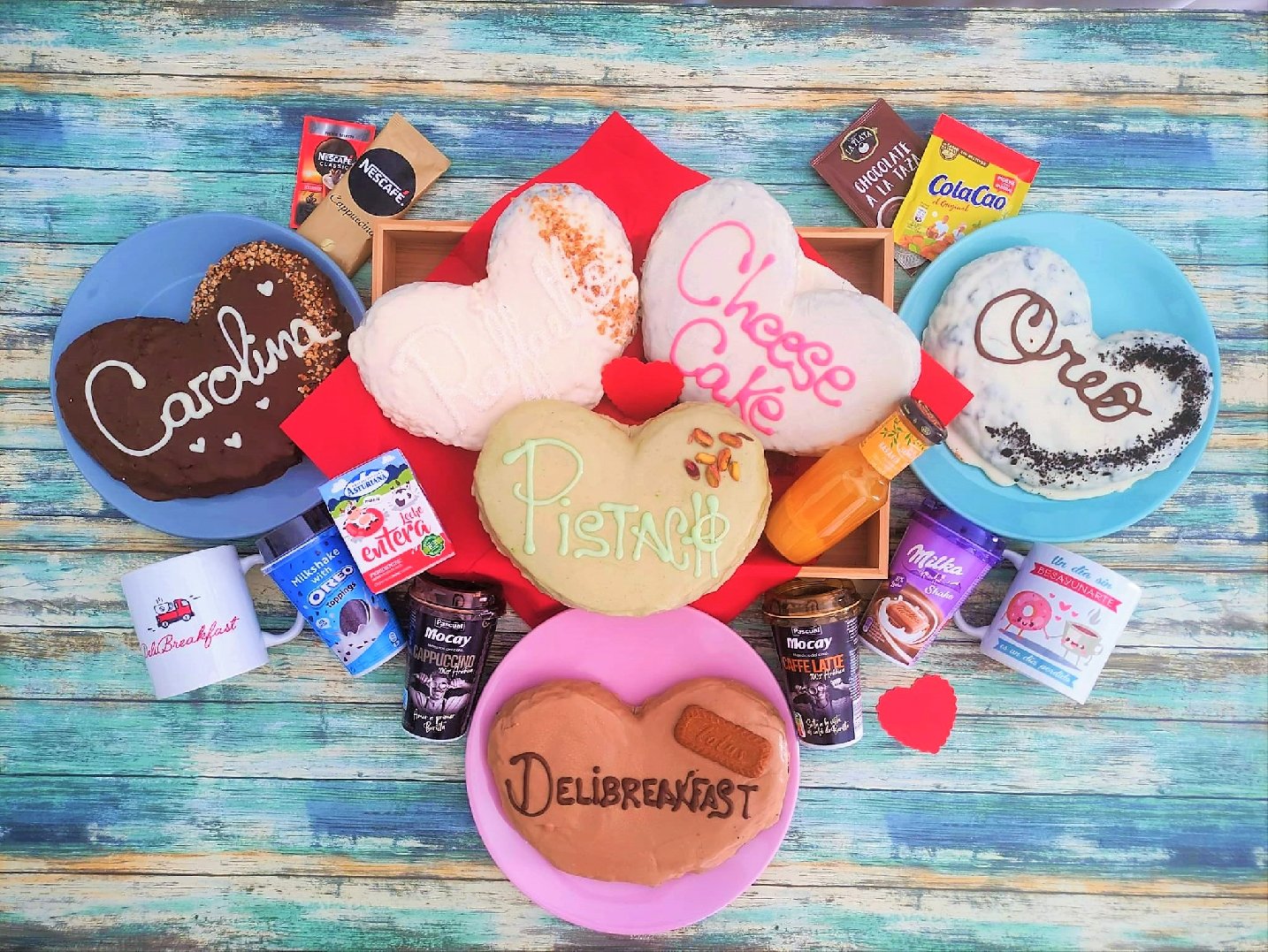 Desayuno Deliciosos Corazones