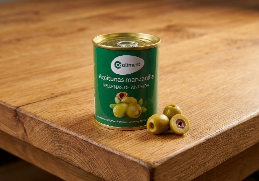 Bote de Aceitunas con Anchoas