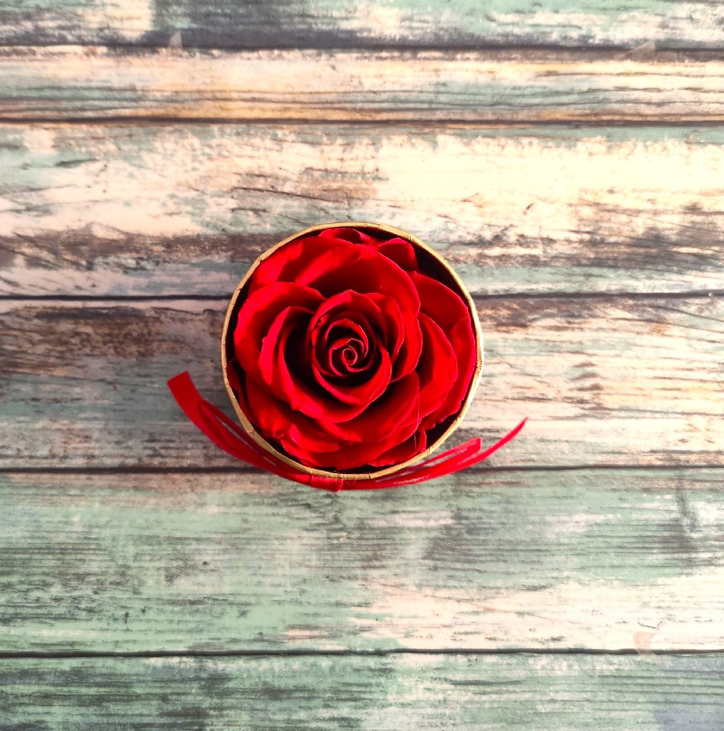 Cajita con Rosa Eterna 
