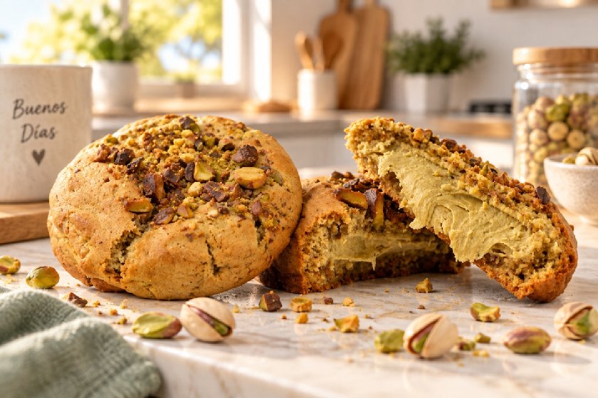 Cookie Rellena de Pistachos