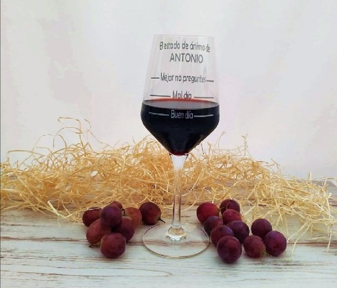 Copa de Vino " Estado de Ánimo" 