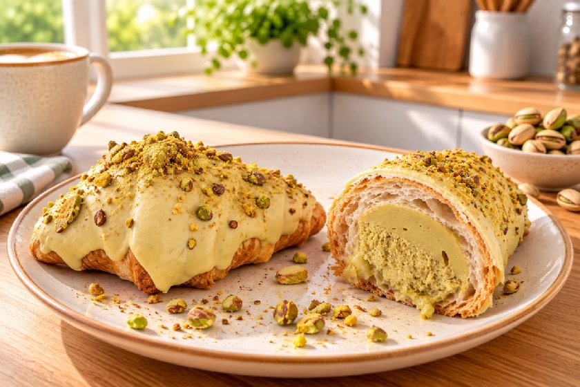 Croissancito Relleno de Pistachos