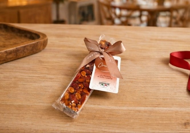 Crujiente de Almendras Sicilianas con Cacahuetes