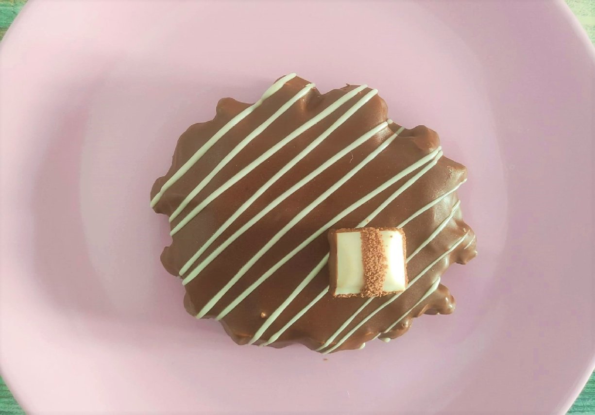 Gofre Belga relleno de Kinder