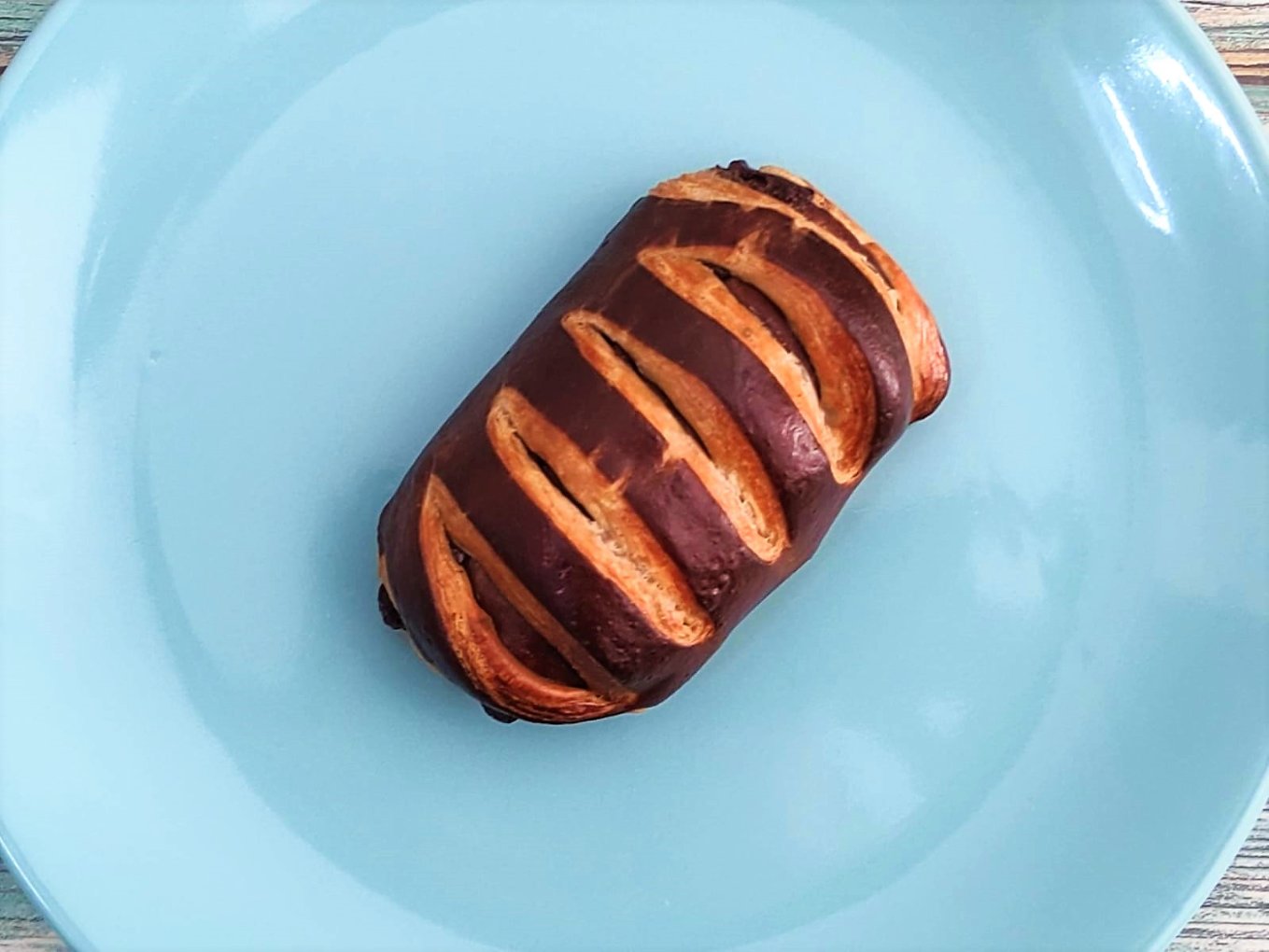 Napolitana de Chocolate Bicolor - Pain au Chocolat