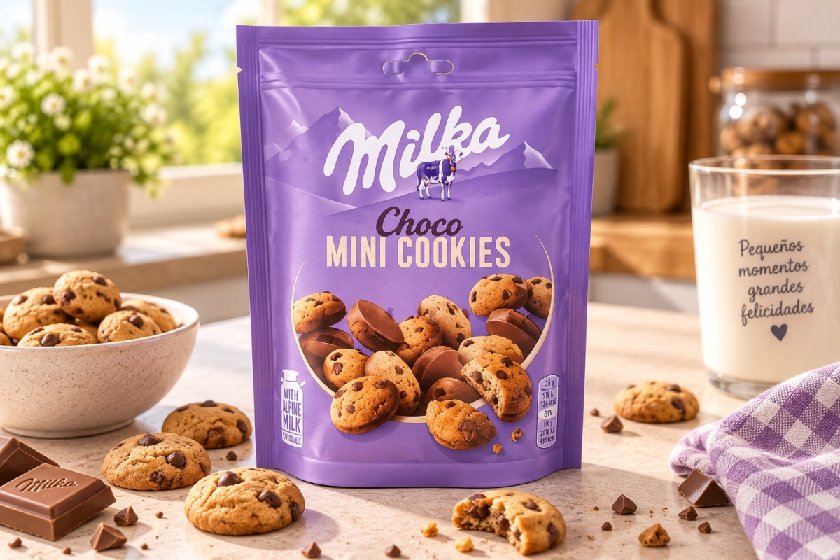 Sobre de Mini Cookies Choco Milka