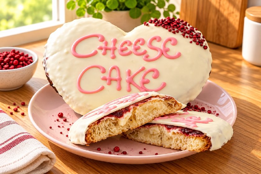 Super Palmera rellena de Cheesecake