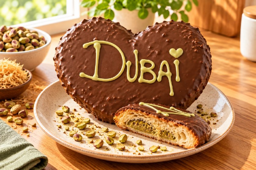 Super Palmera rellena de Choco Dubai