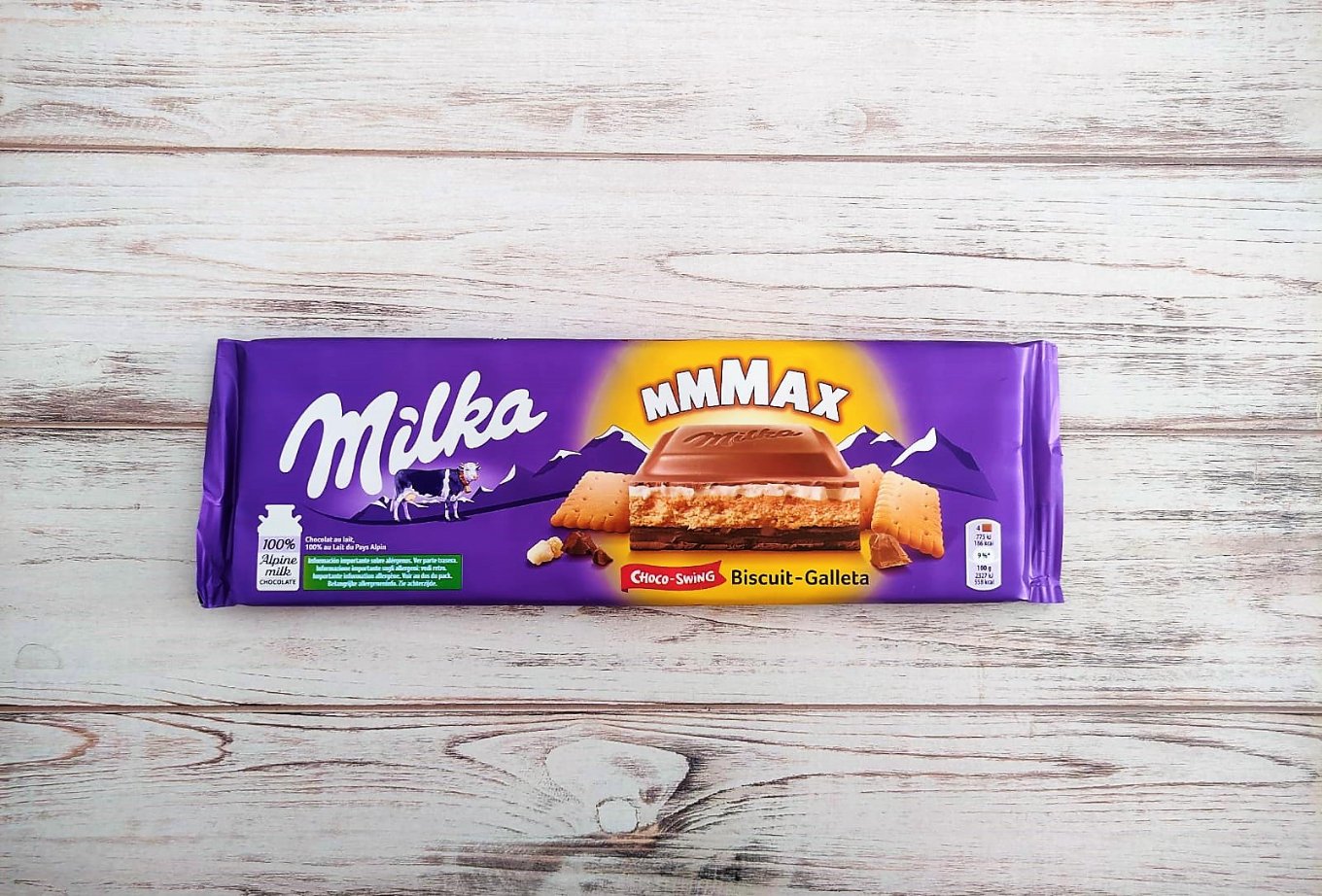 Tableta de Chocolate y Galleta