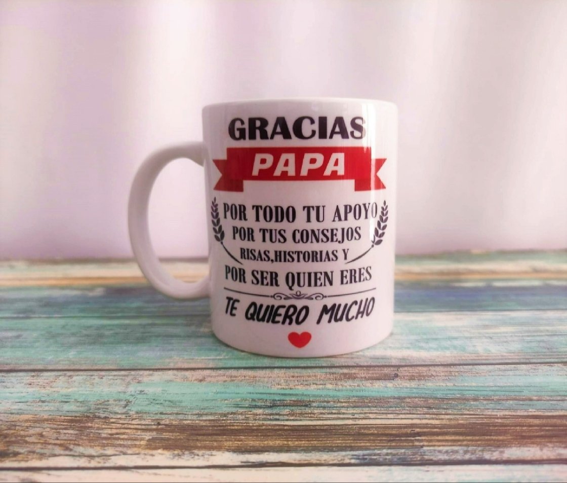 Jarra de cerveza personalizada Te quiero mucho papá