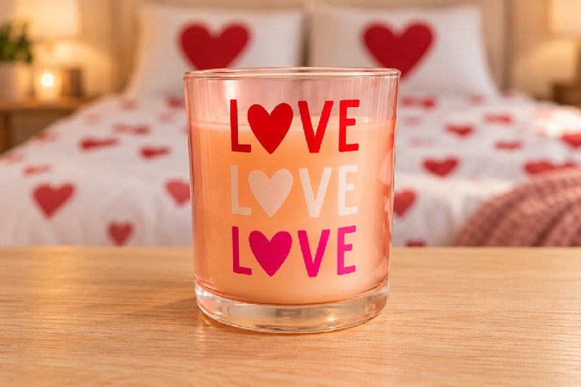 Vela Aromática Love